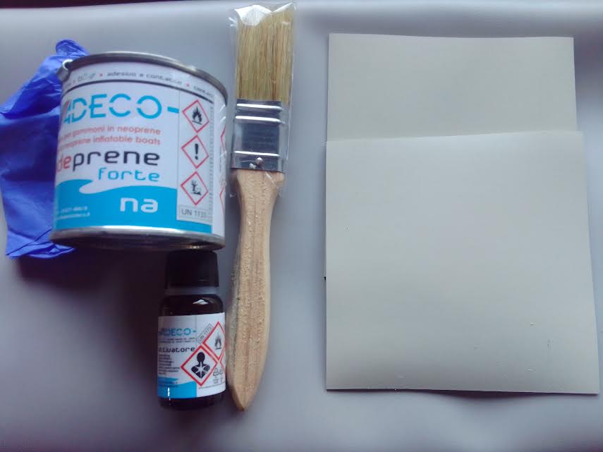 Kit de réparation PNEUMATIQUE HYPALON NEOPRENE BLANC CREME
