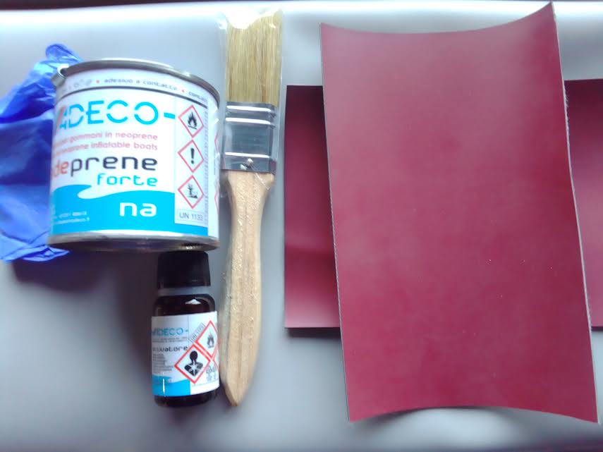 Kit de réparation PNEUMATIQUE HYPALON NEOPRENE BORDEAUX