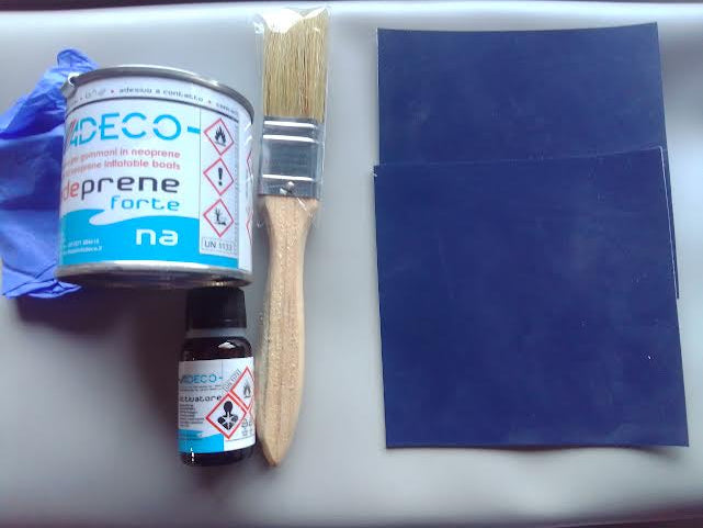 Kit de réparation PNEUMATIQUE HYPALON NEOPRENE BLEU FONCE
