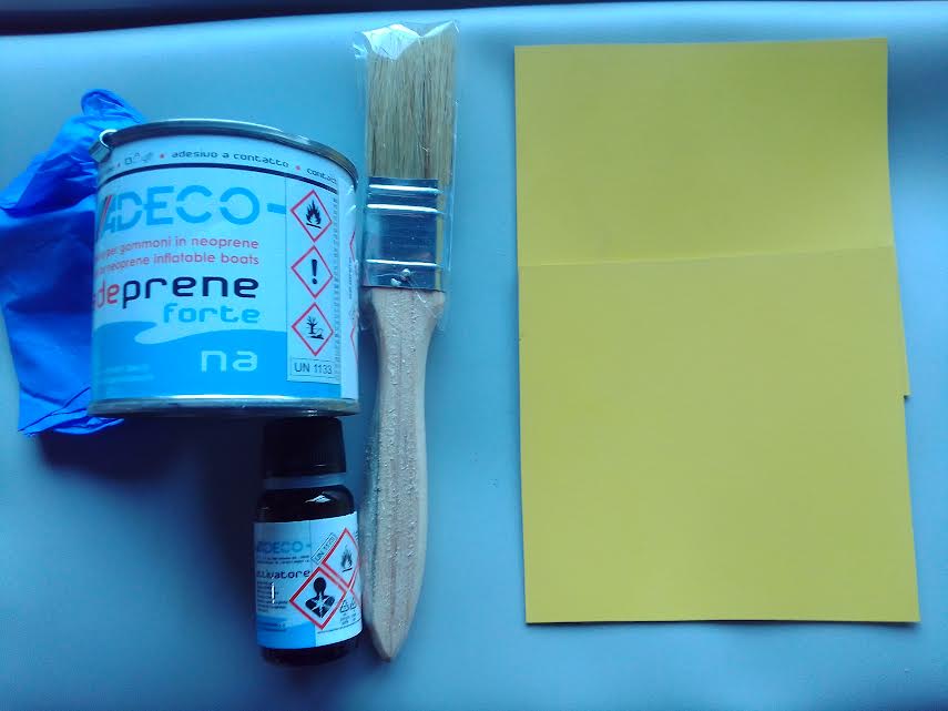 Kit de réparation PNEUMATIQUE HYPALON NEOPRENE JAUNE