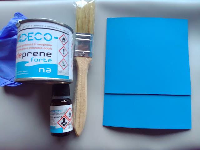Kit de réparation PNEUMATIQUE HYPALON NEOPRENE BLEU ALPIN