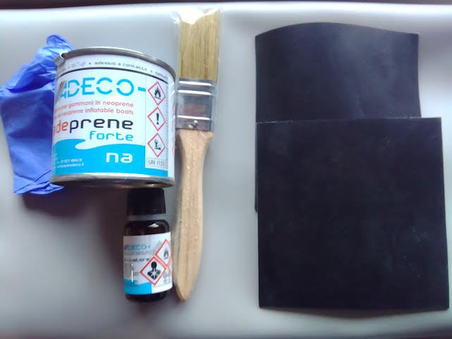 Kit de réparation PNEUMATIQUE HYPALON NEOPRENE NOIR