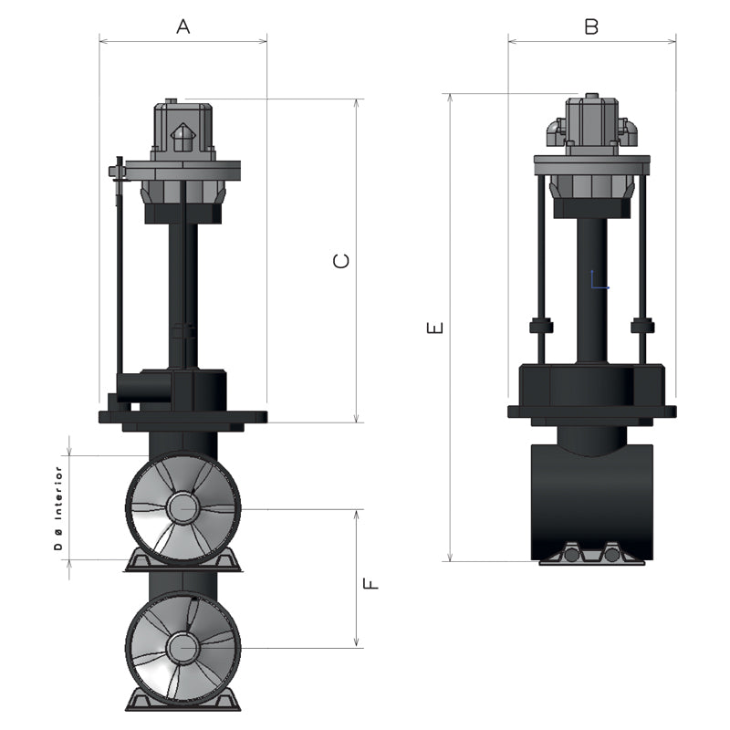 Propulseurs rétractables MAX POWER VIP 250 REF 35043