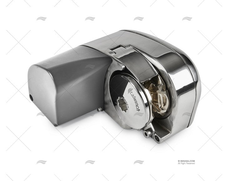 Guindeau électrique 500W CHAINE DE 8 en inoxydable, avec moteur horizontal. Sans poupée.