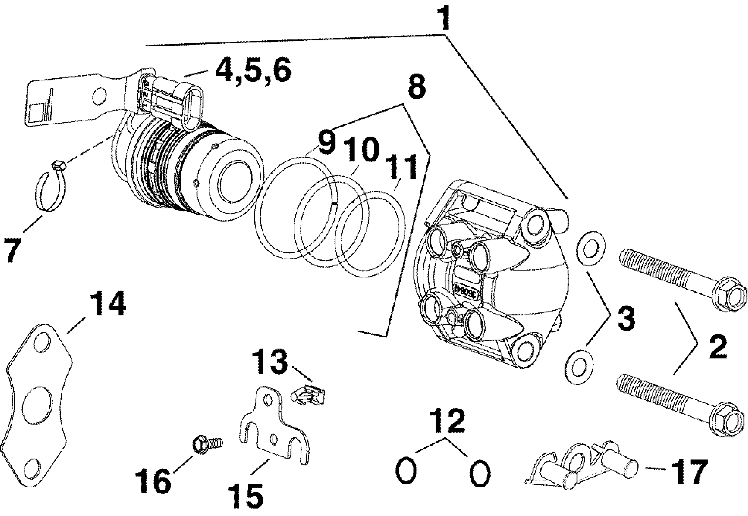 Injecteur gauche pour Evinrude etec g1 de 2006 150cv 2.6L ref 5007042