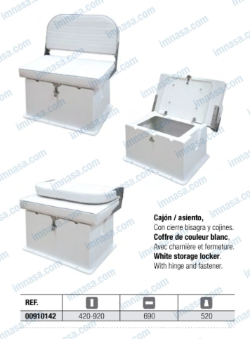 COFFRE SIEGE ET COUSSIN