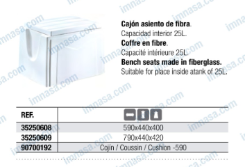 COFFRE SIEGE 590x440x400mm