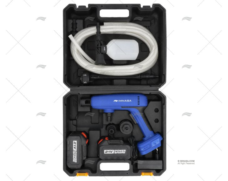 PISTOLET DE NETTOYAGE PRESSION batteries rechargeables au lithium-ion