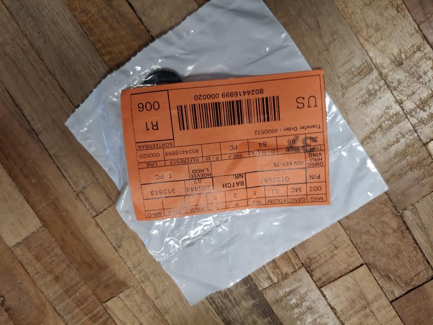 Clefs seul de contact pour Johnson Evinrude numero 75 ref 0127591