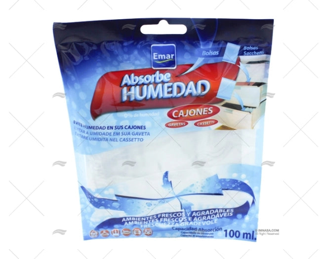 ABSORBEUR D'HUMIDITE 60gr POUR TIROIRS