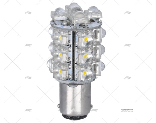 AMPOULE BA15D 12V-8W LED 5mm WARM