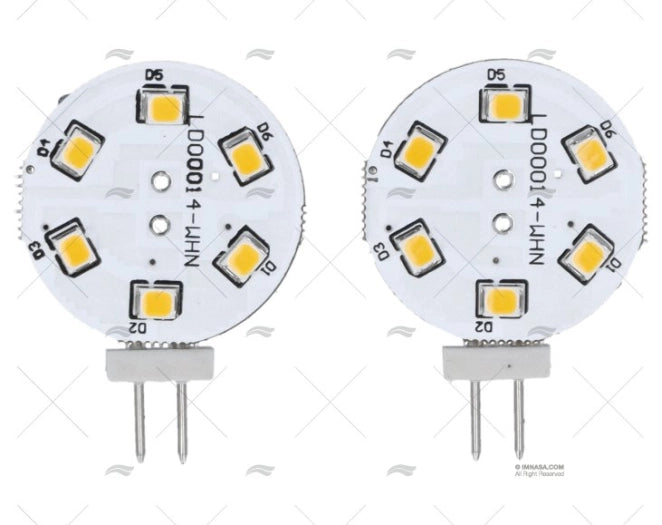 LAMPARA G4 LED 10-30V 0.3WX6 (2U.)