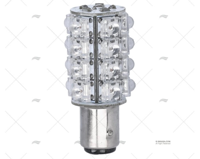 AMPOULE LED BAY15D ROUGE 12V
