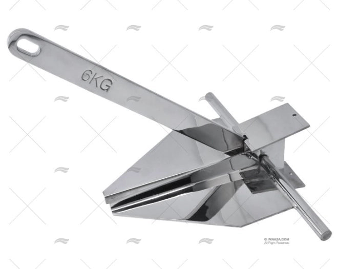 ANCRE TYPE DANFORTH INOX 316 8 KG