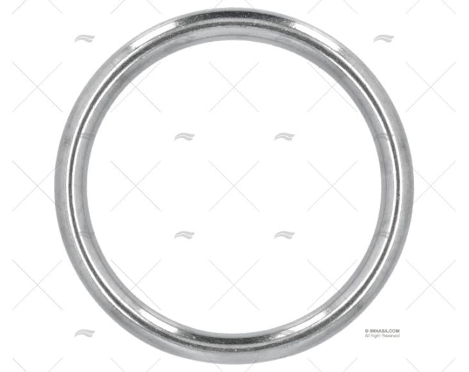 ANNEAU ROND 6x50mm INOX