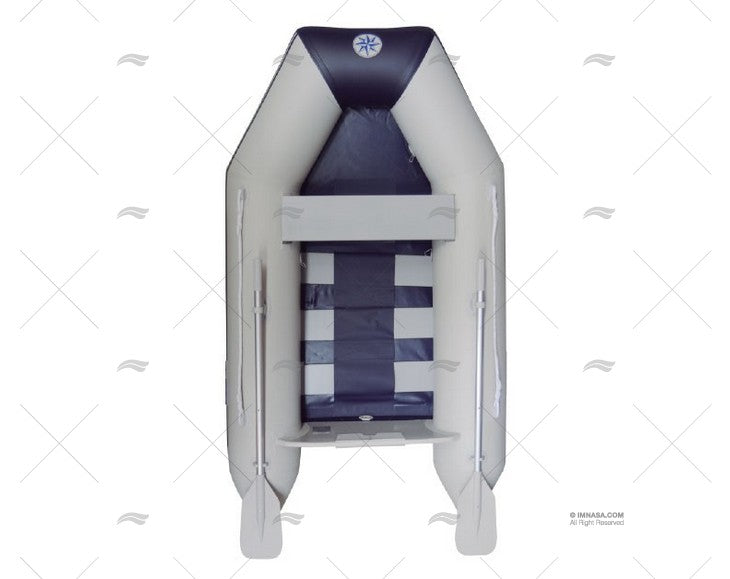 ANNEXE 180SL GS Annexe gonflable GS MARINE fabriqué avec PVC gris et bleu. Fond latté