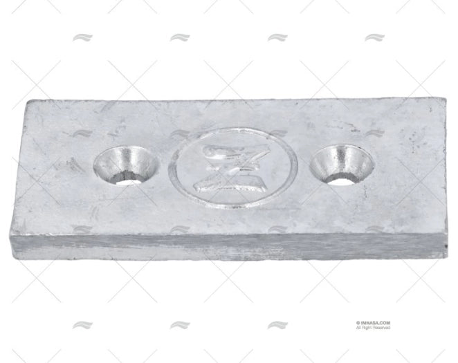 ANODE PLAQUE 100X50X8 0.3KG ZINETI