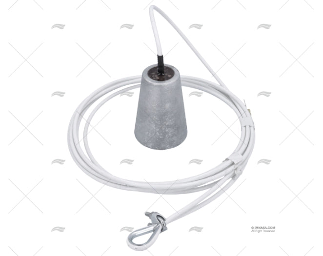 ANODE ZINC 100x80mm TECNOSEAL