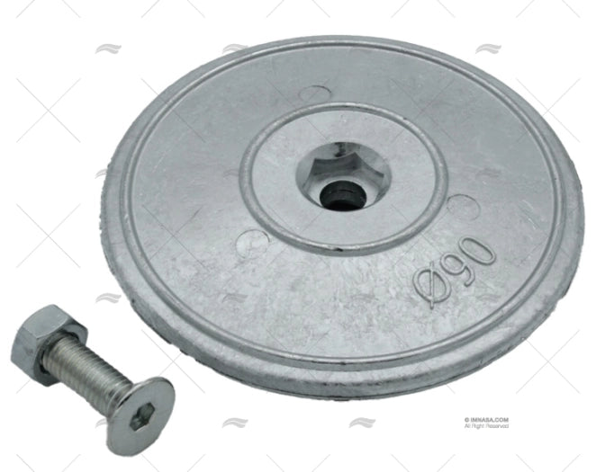 ANODE ZINC DISQUE DOUBLE 90MM GUARDIAN