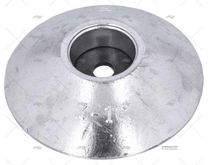 ANODE ZINC DISQUE PLETINA DIA 132 1.6kg ZINETI