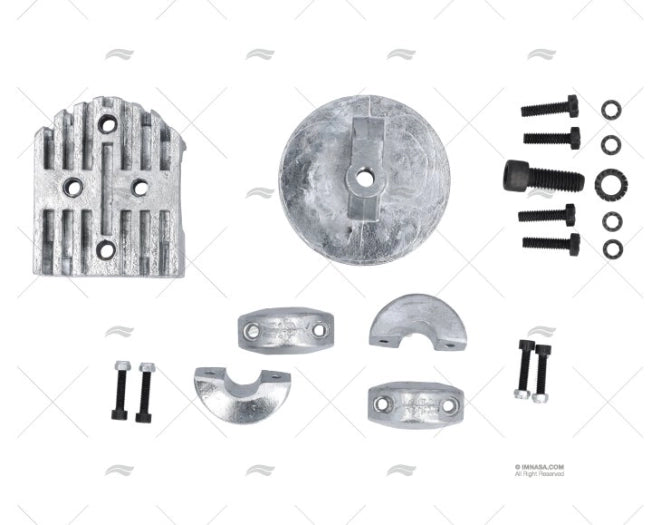 ANODE ZINC KIT P/ MERCURY ALPHA 1 G.1 ZINETI