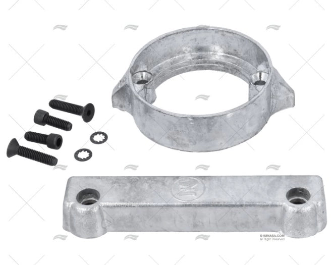 ANODE ZINC KIT P/ VOLVO PENTA DP280 ZINETI
