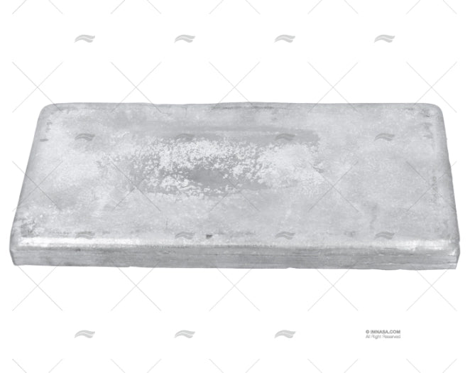 ANODE ZINC PLAQUE CHAUFFE-EAU 300x150x22 GUARDIAN