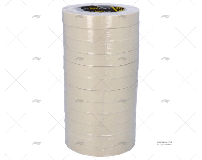 BANDE DE MASQUAGE BLANC 50m x 19mm 12U 3M