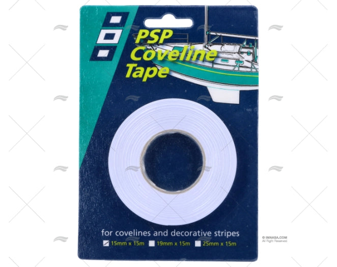 BANDE DECO COVELINE BLANC 15/15MM PSP TAPES