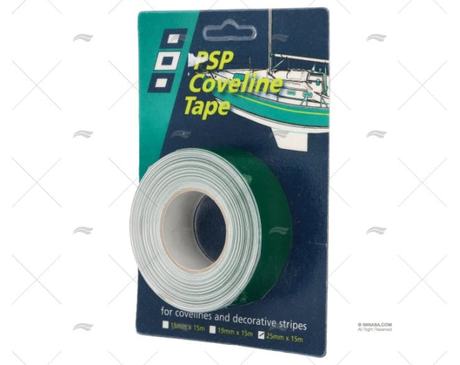 BANDE DECO COVELINE VERT 25/15MM PSP TAPES