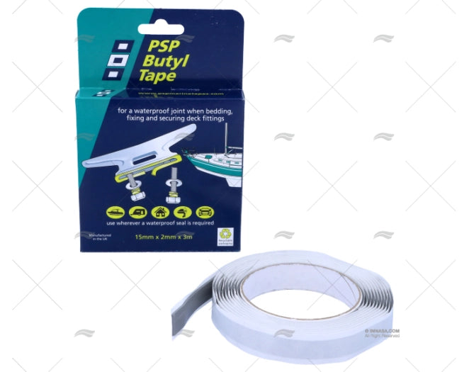 BANDE MASTIC D'ÉTANCHÉITE BUTYL 15x2x3mm PSP TAPES