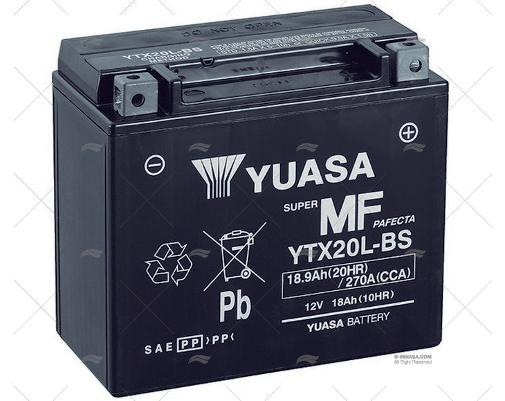 BATTERIE AGM YTX20L-BS YUASA