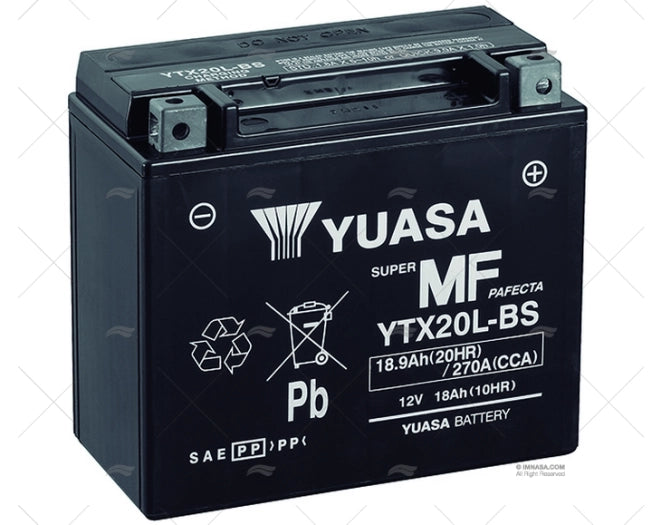 BATTERIE AGM YTX20L-BS YUASA