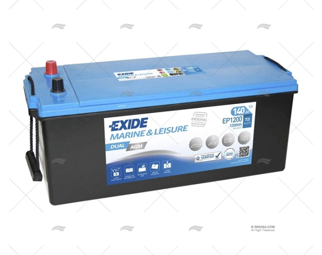 BATTERIE DUAL AGM 140A