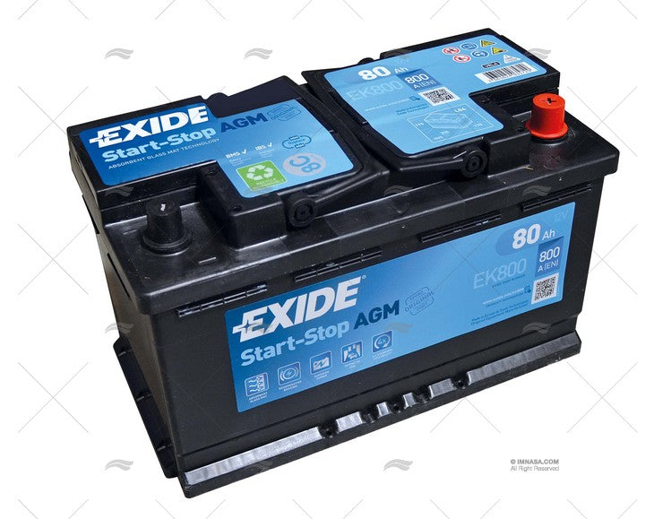BATTERIE NAUTIQUE ECODRY AGM 72AMP