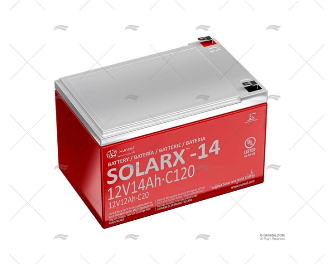 BATTERIE SOLARX AGM 14A 12V XUNZEL