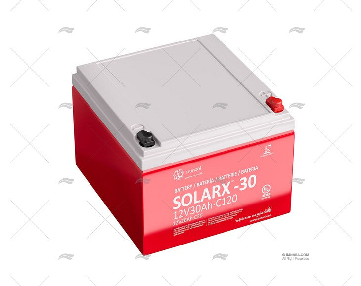 BATTERIE SOLARX AGM 30A 12V XUNZEL