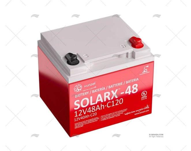 BATTERIE SOLARX AGM 48A 12V XUNZEL