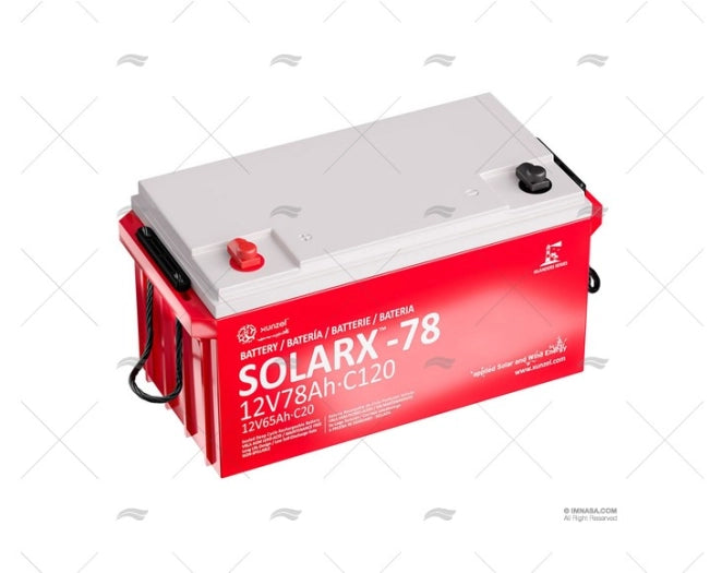 BATTERIE SOLARX AGM 78A 12V XUNZEL