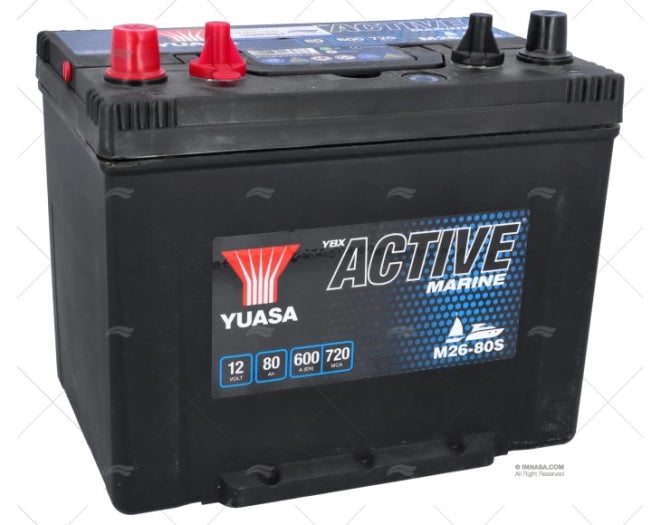 BATTERIE YUASA EFB 80A YUASA