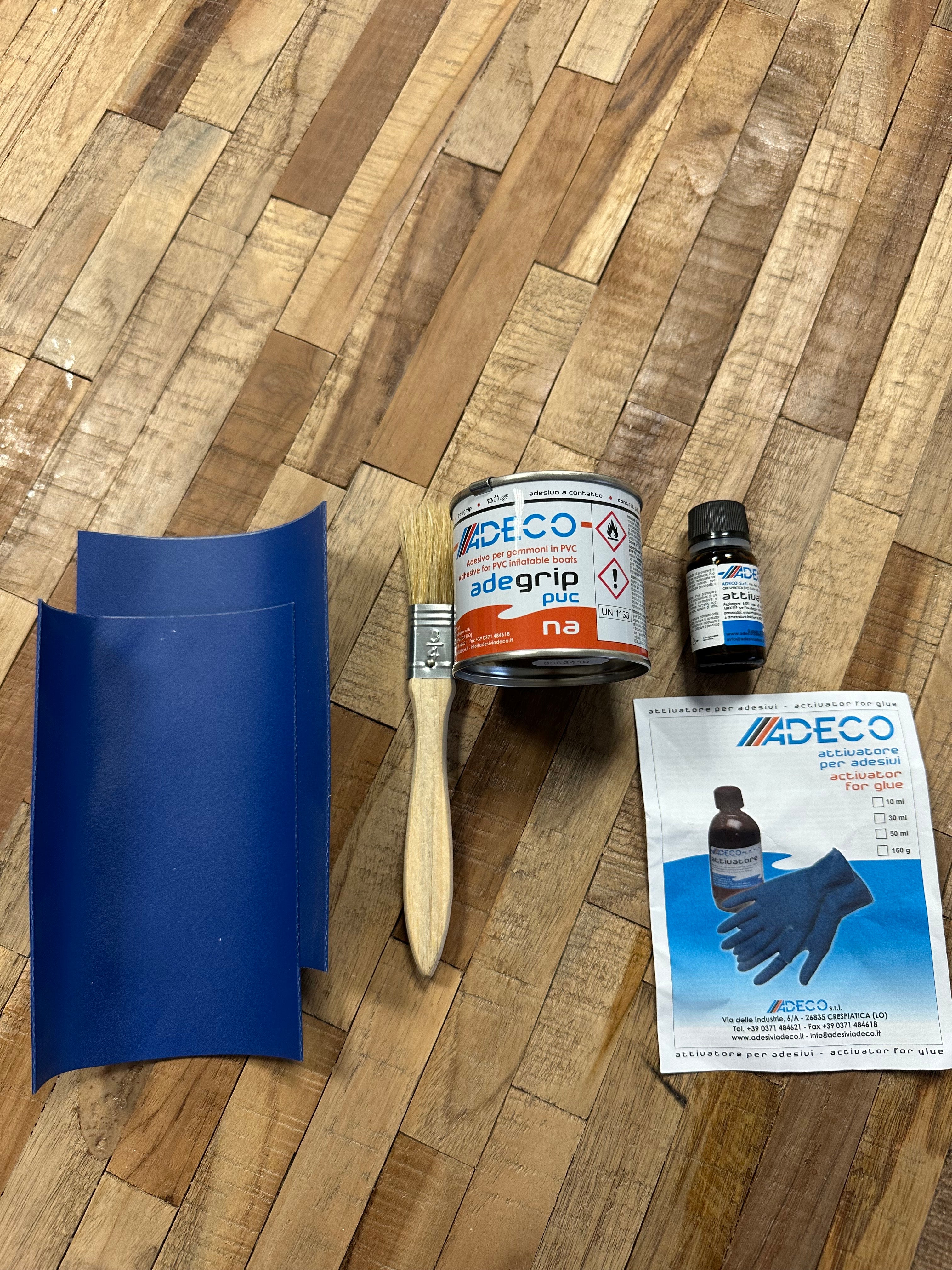 Kit réparation annexe semi-rigide PVC bleu clair