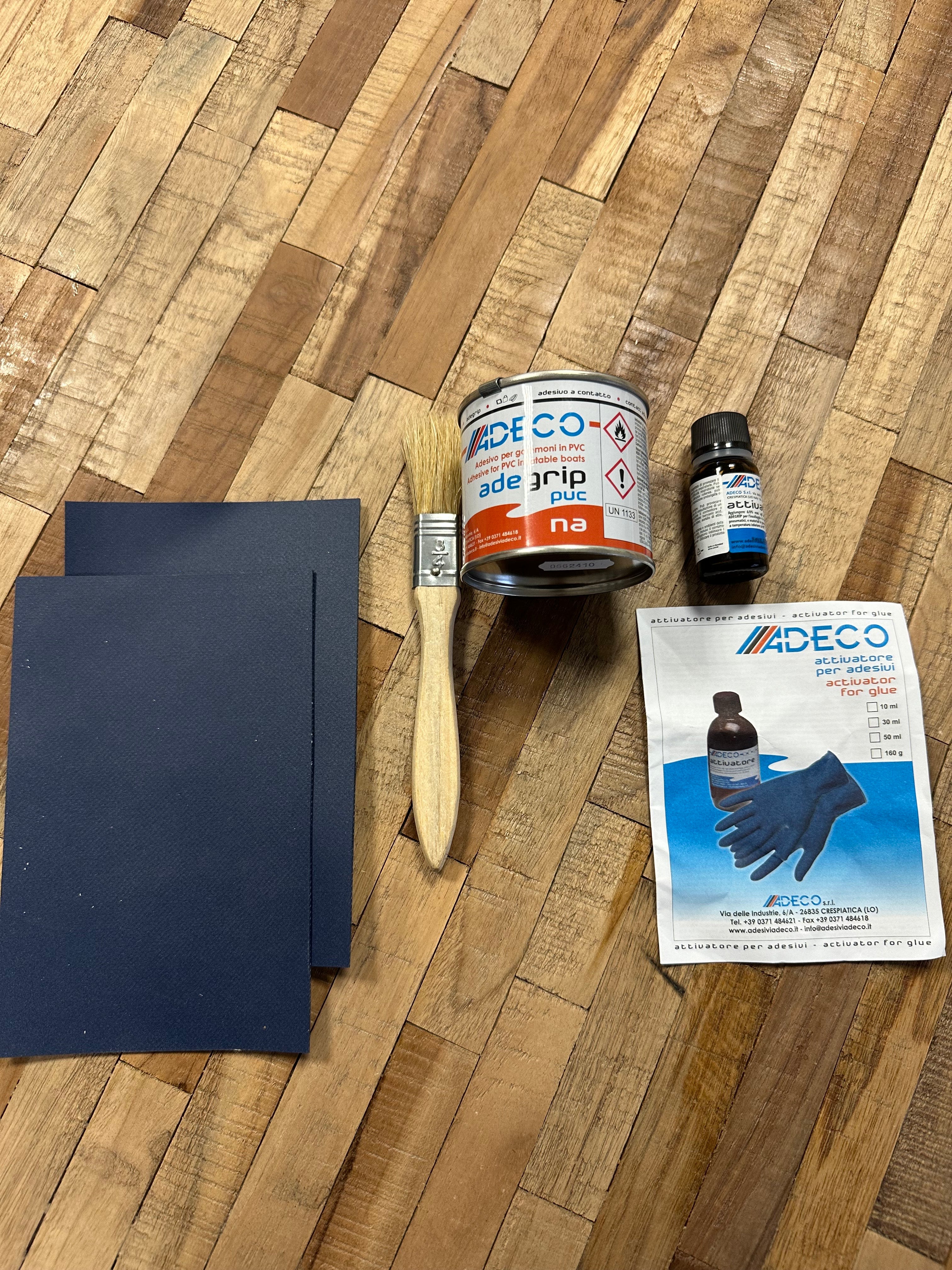 Kit réparation annexe semi-rigide PVC bleu foncé