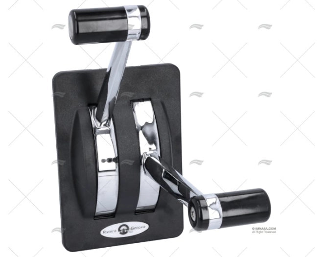 BOITIER BI-LEVIER/ACTION SIMPLE NOIR RIVIERA