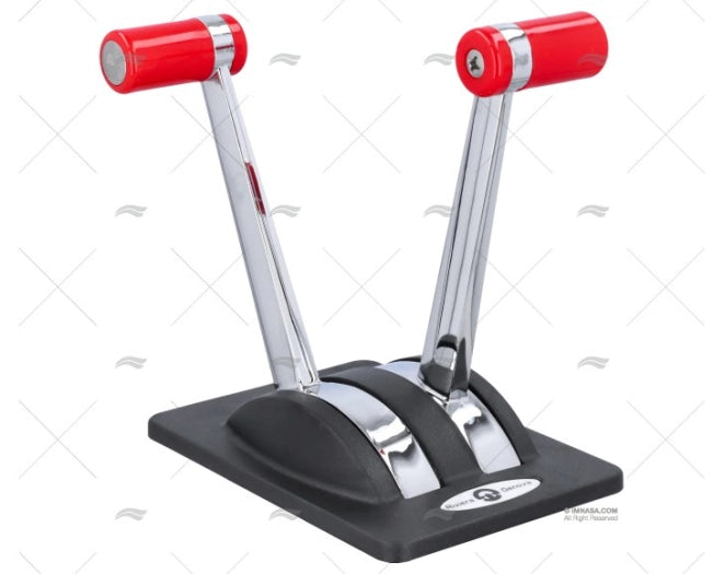 BOITIER BI-LEVIER/ACTION SIMPLE ROUGE RIVIERA