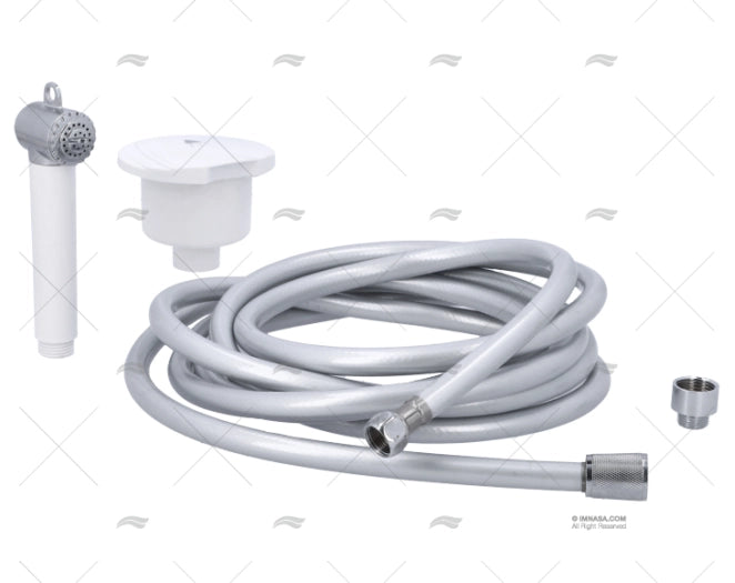 BOITIER DOUCHETTE KIT 4m WHITE IMNASA
