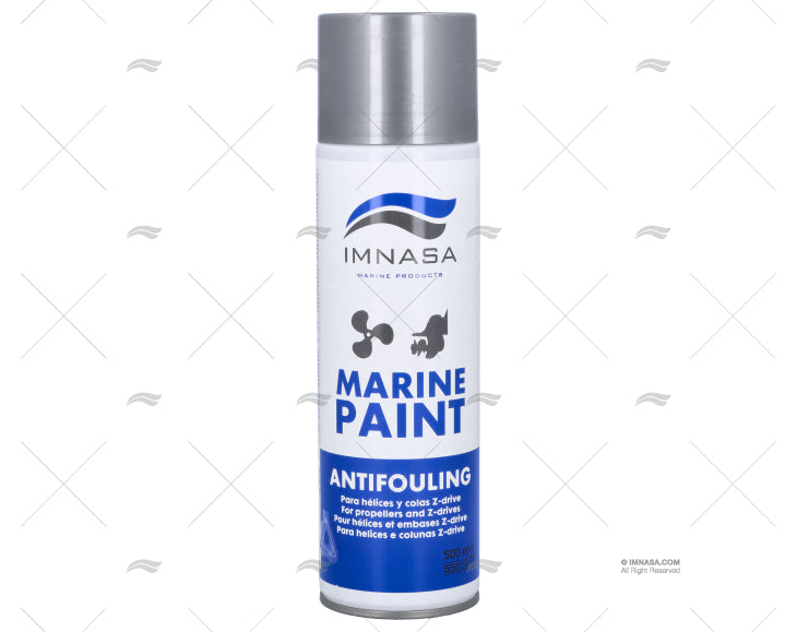 Peinture antifouling BOMBE grise pour des embases Z drives et hors-bord
