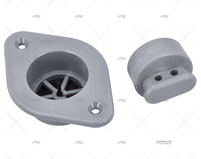BOUCHON DRENAJE AVEC VALVE 40MM GRIS