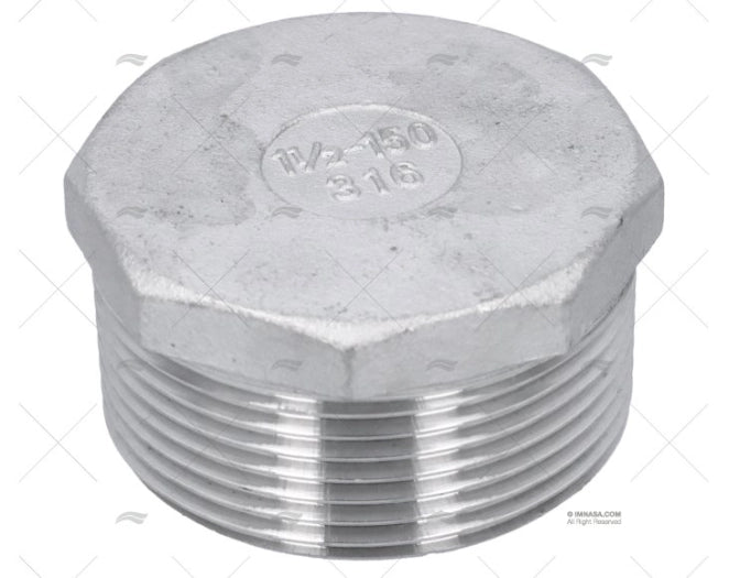 BOUCHON MALE INOX 1 1/2"