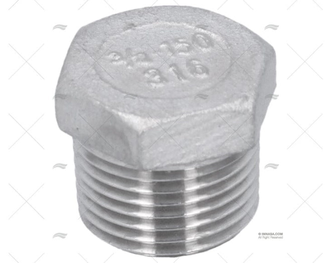 BOUCHON MALE INOX 3/8"