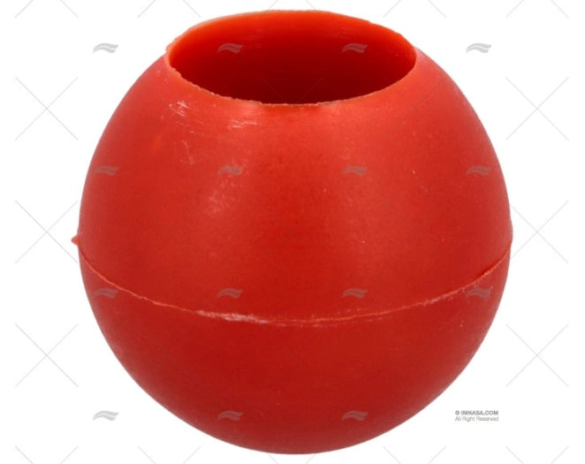 BOULE STOP NYLON ROUGE 6mm